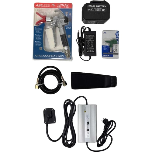 Аккумуляторный краскопульт AktiSpray SG5, комплект b1e (1,2 л/мин, 140 бар, 500 Вт, 21 В, 1 Li-ion аккум. 5000 mAh, адаптер 220 В / 21 В) SG5b1e фото 4 Аккумуляторный краскопульт AktiSpray SG5, комплект b1e (1,2 л/мин, 140 бар, 500 Вт, 21 В, 1 Li-ion аккум. 5000 mAh, адаптер 220 В / 21 В) SG5b1e фото 4