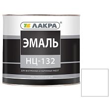 Эмаль Лакра НЦ-132 глянцевая белая 1,7 кг