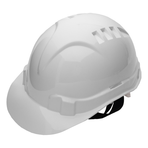 Каска защитная из ударопрочной пластмассы, белая Сибртех фото 9