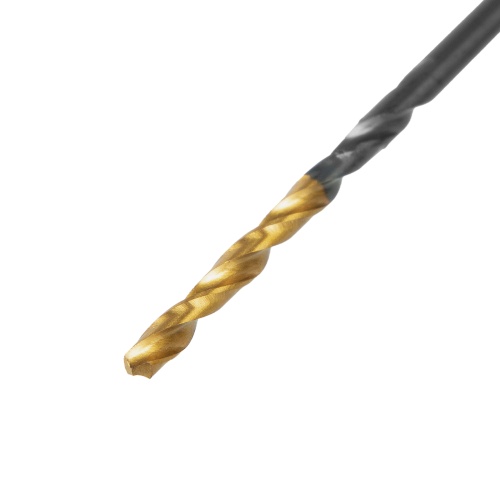 Сверло по металлу, 2 мм, HSS-Tin, Golden Tip, 10 шт. Denzel фото 3