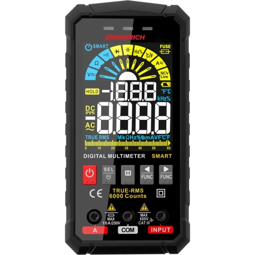 Цифровой мультиметр Ermenrich (Эрменрих) Zing TC26 82987 Цифровой мультиметр Ermenrich (Эрменрих) Zing TC26 82987