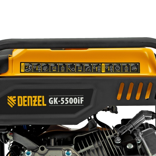 Генератор инверторный GK-5500iF, 5,5 кВт, 230 В, ручной старт DENZEL фото 16