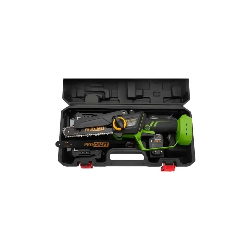 Пила цепная аккумуляторная PROCRAFT 20В, 6''+8'', 4600 об/мин, АКБ 2Ач+ЗУ+2, Шина+2 Цепи, Кейс, PKA46 2/2 фото 10 Пила цепная аккумуляторная PROCRAFT 20В, 6''+8'', 4600 об/мин, АКБ 2Ач+ЗУ+2, Шина+2 Цепи, Кейс, PKA46 2/2 фото 10