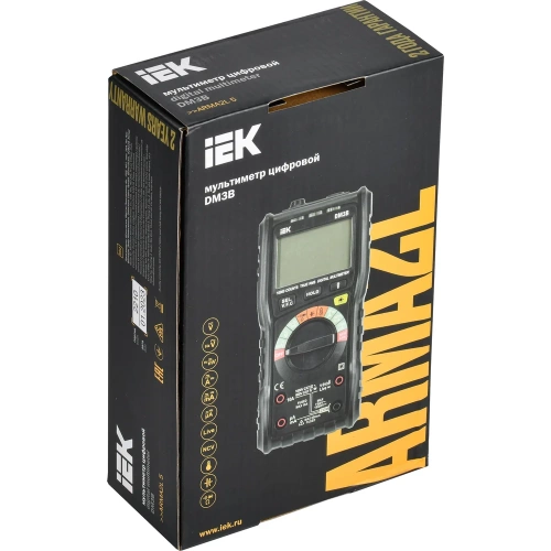 Arma2l 5 мультиметр цифровой dm3b IEK A2L5-DM12-03 фото 3