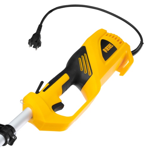 Триммер электрический TE-1200, 1200 Вт, 380 мм, катушка + диск, разборная штанга Denzel фото 5