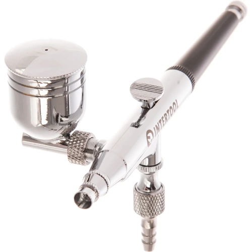 Мини-аэрограф с набором аксессуаров INTERTOOL PT-1504 фото 4 Мини-аэрограф с набором аксессуаров INTERTOOL PT-1504 фото 4