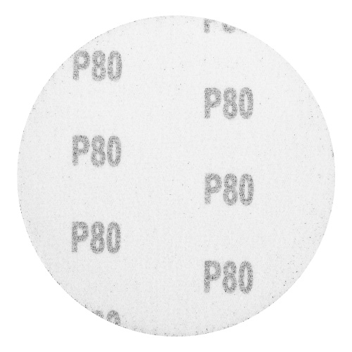 Круг абразивный на ворсовой подложке под "липучку", P 80, 125 мм, 10 шт Matrix фото 3