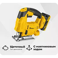 Лобзик аккумуляторный Kolner 18V UNI-M Standard, дер/мет 100/5мм, KJS 18-100-1K, БЗП, 8021200014