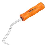 Крюк для вязки арматуры, 210 мм, деревянная рукоятка Сибртех