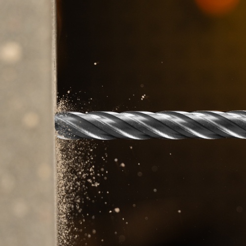 Бур по бетону, цельная крестовая пластина, 12x265 мм, SDS PLUS Denzel фото 9