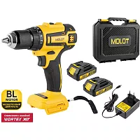 Аккумуляторная дрель-шуруповерт MOLOT MBD 1820 Li в чемодане 1335569