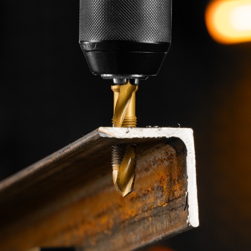 Сверло-метчик М12 х 1,25 мм, Р6М5// Denzel фото 10