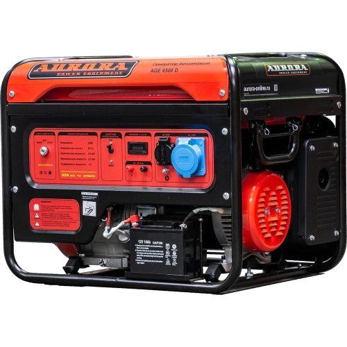 Бензиновый генератор Aurora AGE 6500 D 6773 фото 3