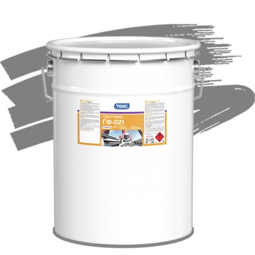 Грунтовка антикоррозионная Текс ГФ-021 Универсал серая 24 кг