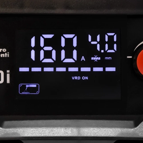 Аппарат электродной сварки QUATTRO ELEMENTI B 160i 160 А, электроды до 4.0 мм, LED дисплей, TIG-Lift 922-623 фото 5 Аппарат электродной сварки QUATTRO ELEMENTI B 160i 160 А, электроды до 4.0 мм, LED дисплей, TIG-Lift 922-623 фото 5