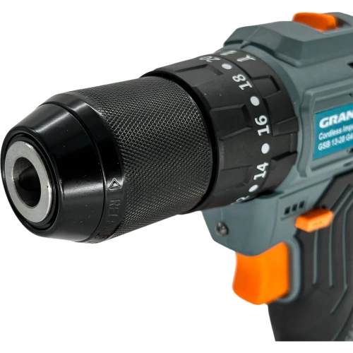 Аккумуляторный ударный шуруповерт GRANDFAR GSB 13-20G4 фото 3