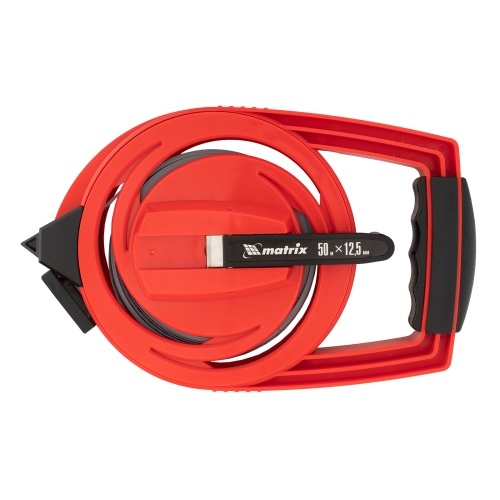 Рулетка геодезическая, 50 м х 12,5 мм, металлическая лента, закрытый корпус Matrix фото 2