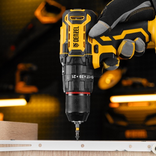 Дрель-шуруповерт аккумуляторная ударная бесщет. CIDH-BL-20, Li-Ion, 20 В// Denzel фото 27