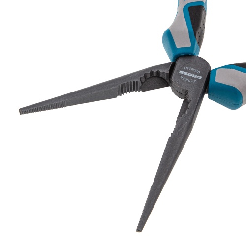 Длинногубцы прямые 205 мм, трехкомпонентные рукоятки Gross фото 3 Длинногубцы прямые 205 мм, трехкомпонентные рукоятки Gross фото 3