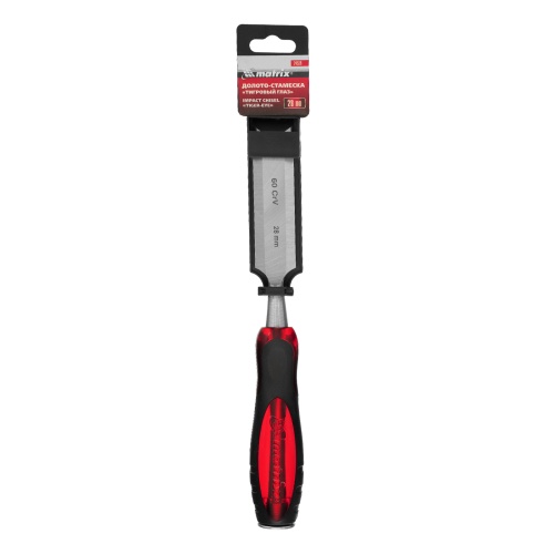 Долото-стамеска "Тигровый глаз", 28 мм, двухкомпонентная обрезиненная рукоятка Matrix фото 6