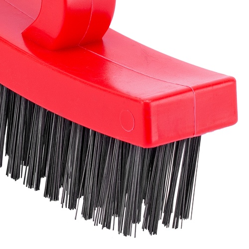 Щетка зачистная четырехрядная, плоская, пластиковая с рукояткой Matrix фото 7