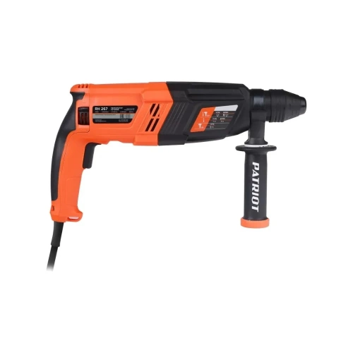 Перфоратор PATRIOT RH 267 SDS+, мощность 825 Вт, 2.8 Дж, 3 режима работы, макс.диаметр 26 мм, набор буров и долот, глубиномер, кейс 140301327 фото 5