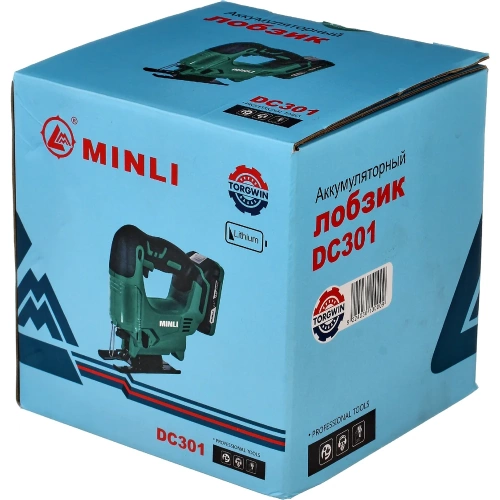 Аккумуляторная лобзиковая пила MINLI 65mm Li-ion 18Vx2 DC301-2.0A фото 3 Аккумуляторная лобзиковая пила MINLI 65mm Li-ion 18Vx2 DC301-2.0A фото 3