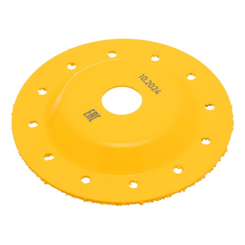 Чашка твёрдосплавная зачистная,125 мм, Плоская, среднее зерно #16// Denzel фото 4