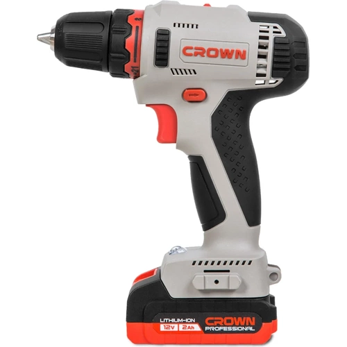Аккумуляторная дрель-шуруповерт CROWN CT21081H-2 BMC фото 3
