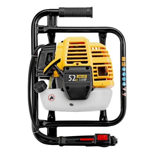 Мотобур DX-52, объем двигателя 52 см3, соединение 20 мм, без шнека Denzel фото 5