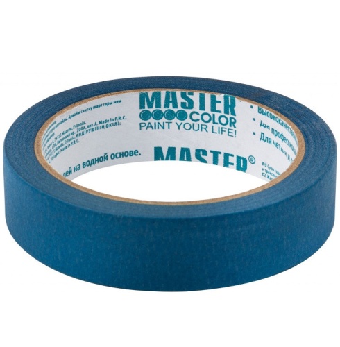 Лента малярная бумажная Master Color 30-6112 синяя 24 мм 25 м