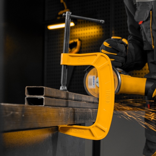 Струбцина G-образная, усиленная, 125 мм Denzel фото 11