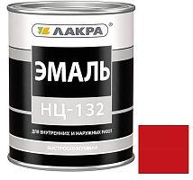 Эмаль Лакра НЦ-132 глянцевая красная 0,7 кг