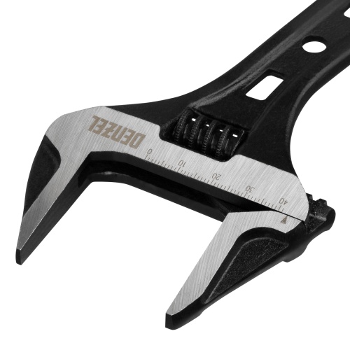 Ключ разводной, 250 мм, CrV, кованый Denzel фото 4 Ключ разводной, 250 мм, CrV, кованый Denzel фото 4