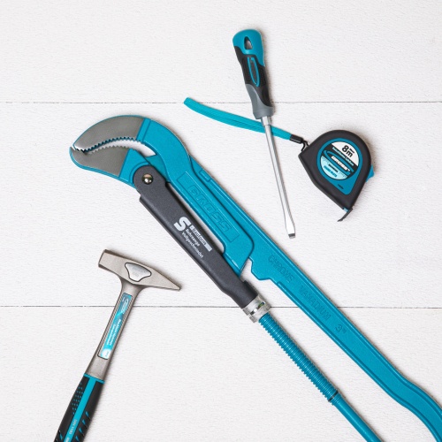 Ключ трубный рычажный 3, №4, цельнокованый, CrV, тип "S" Gross фото 11