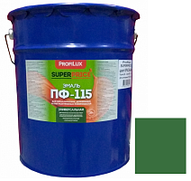Эмаль Profilux Superprice ПФ-115 зеленая полуматовая 20 кг