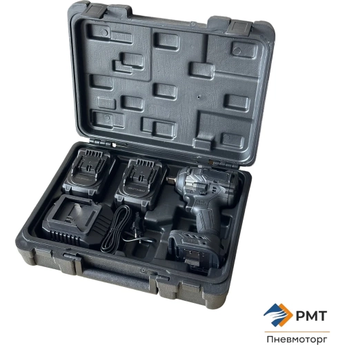 Ударный аккумуляторный гайковерт РМТ бесщеточный 1/2" 890Нм 21В 2х4Ач аккум. в кейсе FD8809S фото 10