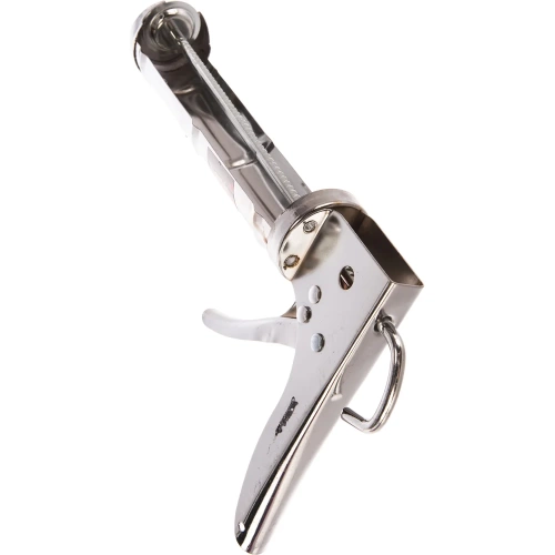 Полуоткрытый пистолет для герметика 310мл, хром, зубчатый шток 7мм MATRIX 88640 фото 6 Полуоткрытый пистолет для герметика 310мл, хром, зубчатый шток 7мм MATRIX 88640 фото 6