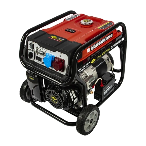 Трехфазный бензиновый генератор DDE DPG10553E фото 4