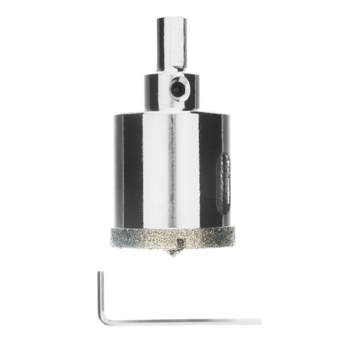 Сверло алмазное по керамограниту, 38 х 67 мм, трехгранный хвостовик Matrix фото 3