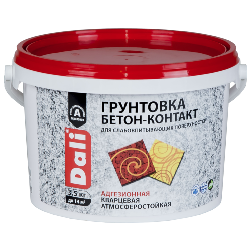 Грунтовка акриловая Dali Бетон-контакт 3,5 кг