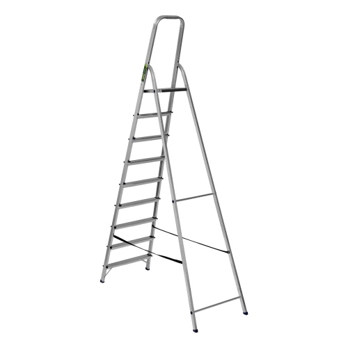 Стремянка, 9 ступеней, алюминиевая, Сибртех фото 2