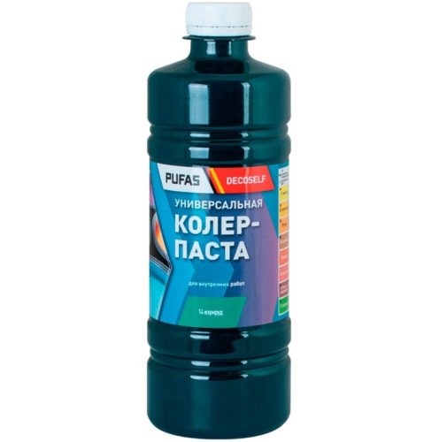 Паста колеровочная универсальная Pufas Decoself 14 Изумруд 0,1 л Паста колеровочная универсальная Pufas Decoself 14 Изумруд 0,1 л