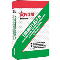 Штукатурка гипсовая Русеан Termoplast-M белая 30 кг для машинного нанесения