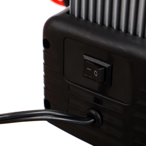 Автомобильный компрессор ЕРМАК крокодилы к АКБ 2-х поршн., шланг 5м, в сумке, 12V, 300W, 85л/м 713-024 фото 5