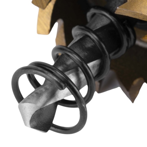 Коронка по металлу HSS, 20 мм, нитридтитановое покрытие Denzel фото 4