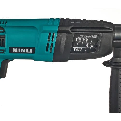 Перфоратор MINLI SDS PLUS 26мм. 800Вт / 65202 фото 8 Перфоратор MINLI SDS PLUS 26мм. 800Вт / 65202 фото 8