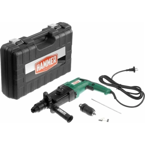 Перфоратор Hammer (13180) 850 вт sds+ 26мм 0-1245 об/мин 2.8дж, 3 режима, кейс PRT850CE Перфоратор Hammer (13180) 850 вт sds+ 26мм 0-1245 об/мин 2.8дж, 3 режима, кейс PRT850CE