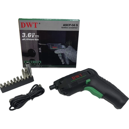 Аккумуляторная отвертка DWT ASCP-04 S фото 6