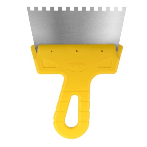 Шпатель фасадный Biber Мастер 35181 зуб 6х6 мм 150 мм